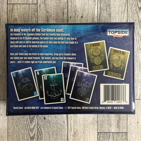 Tops Games - Diver Down Deep 2-4 Players Ocean Sea Diving  Simulation Card Game - Picture 3 of 11